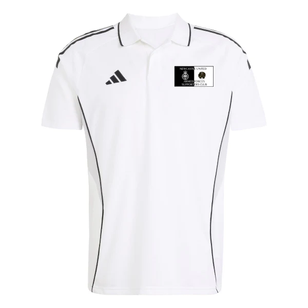 Newcastle United Armed Forces Supporters Club - Adidas Tiro 25 Polo - White
