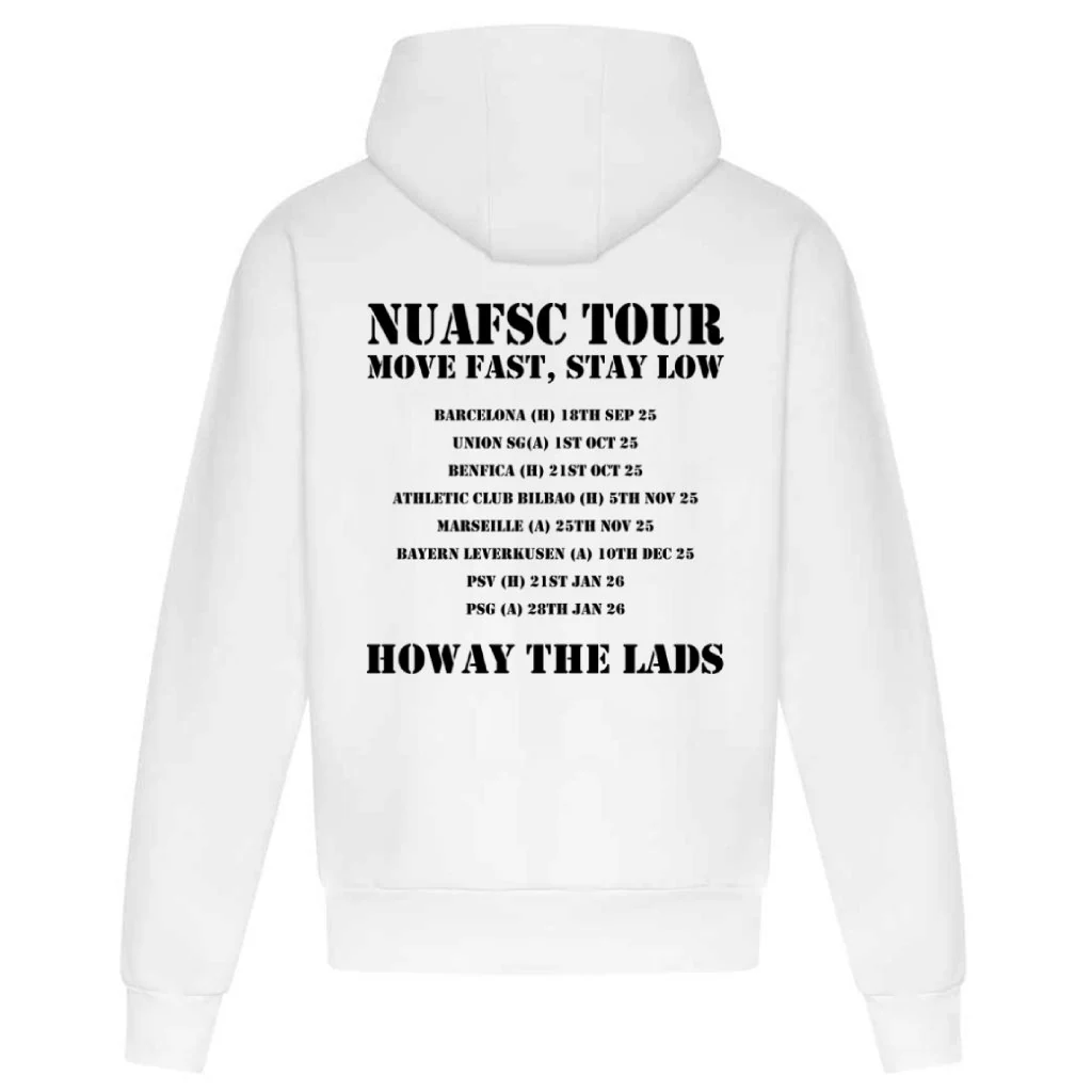Newcastle United Armed Forces Supporters Club - NUAFSC Tour Heavyweight Hoodie - White - Image 2