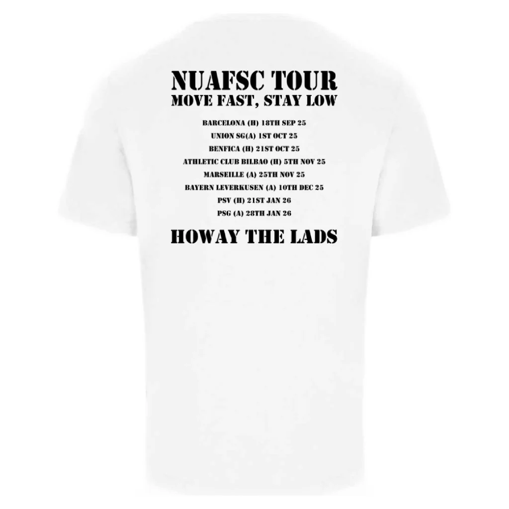 Newcastle United Armed Forces Supporters Club - NUAFSC Tour Pro T-shirt - White - Image 2