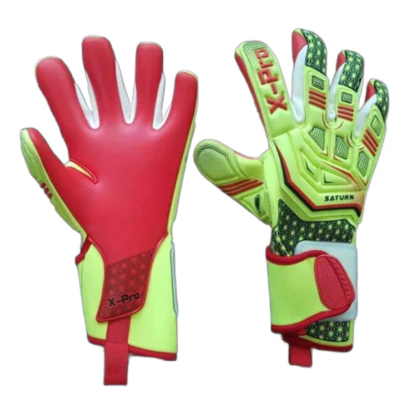 X-Pro Saturn - Hybrid Negative GK Gloves - Fluo Yellow/Red